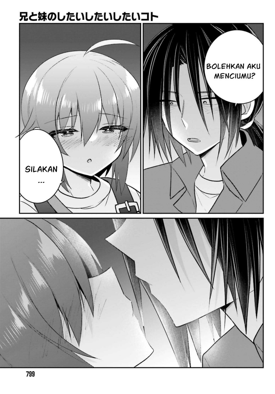 Ani to Imouto no Shitai Shitai Shitai Koto chapter 13 halaman 18