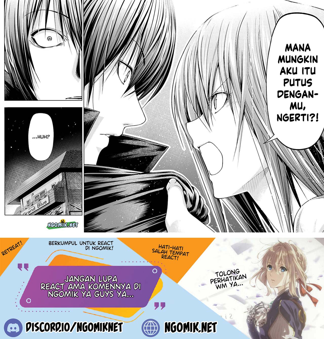 Grand Blue chapter 85 halaman 56