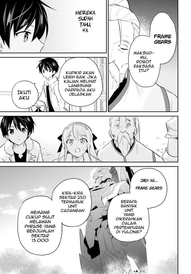 Isekai wa Smartphone to Tomo ni chapter 80 halaman 9