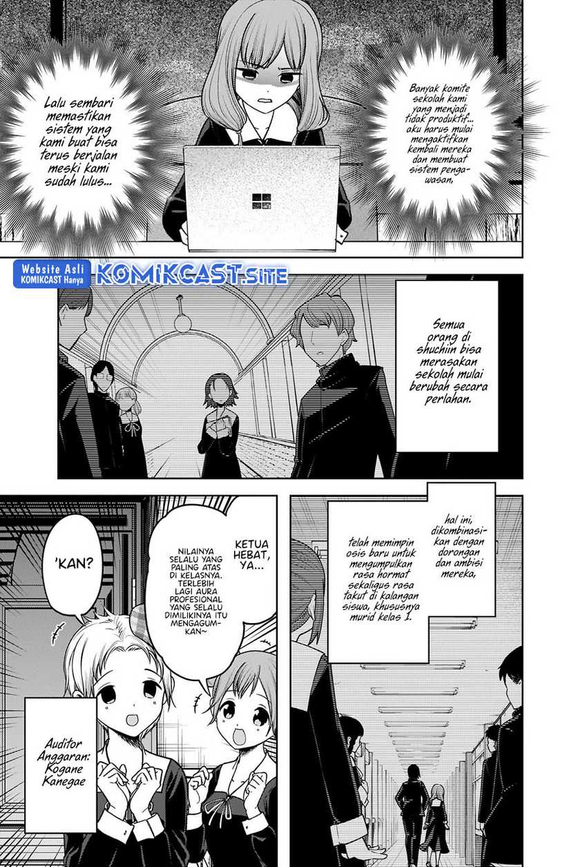Kaguya-sama wa Kokurasetai: Tensai-tachi no Renai Zunousen chapter 278 halaman 9
