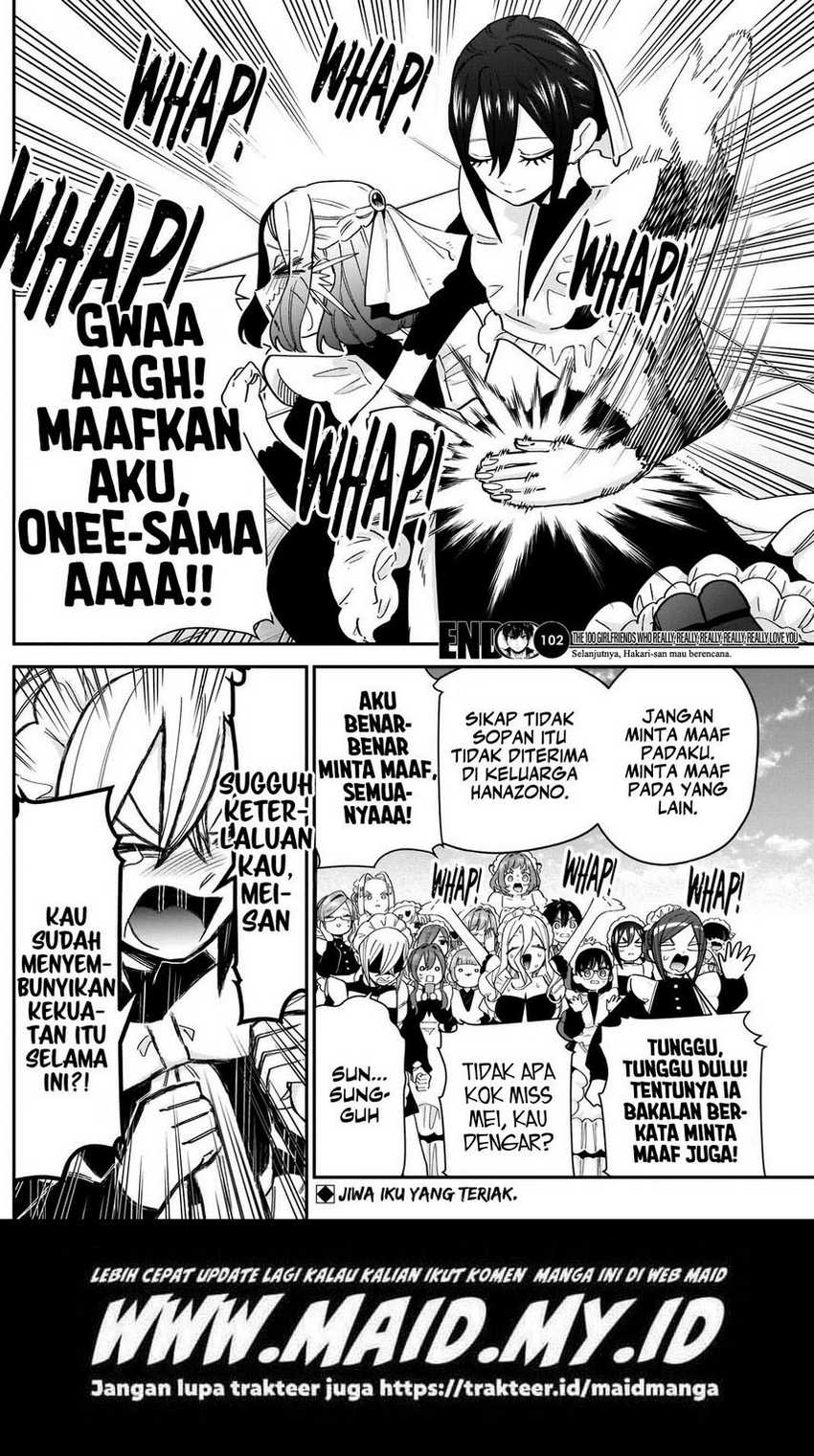 Kimi no Koto ga Dai Dai Dai Dai Daisuki na 100-ri no Kanojo chapter 102 halaman 22