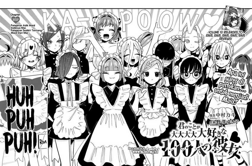 Kimi no Koto ga Dai Dai Dai Dai Daisuki na 100-ri no Kanojo chapter 102 halaman 4