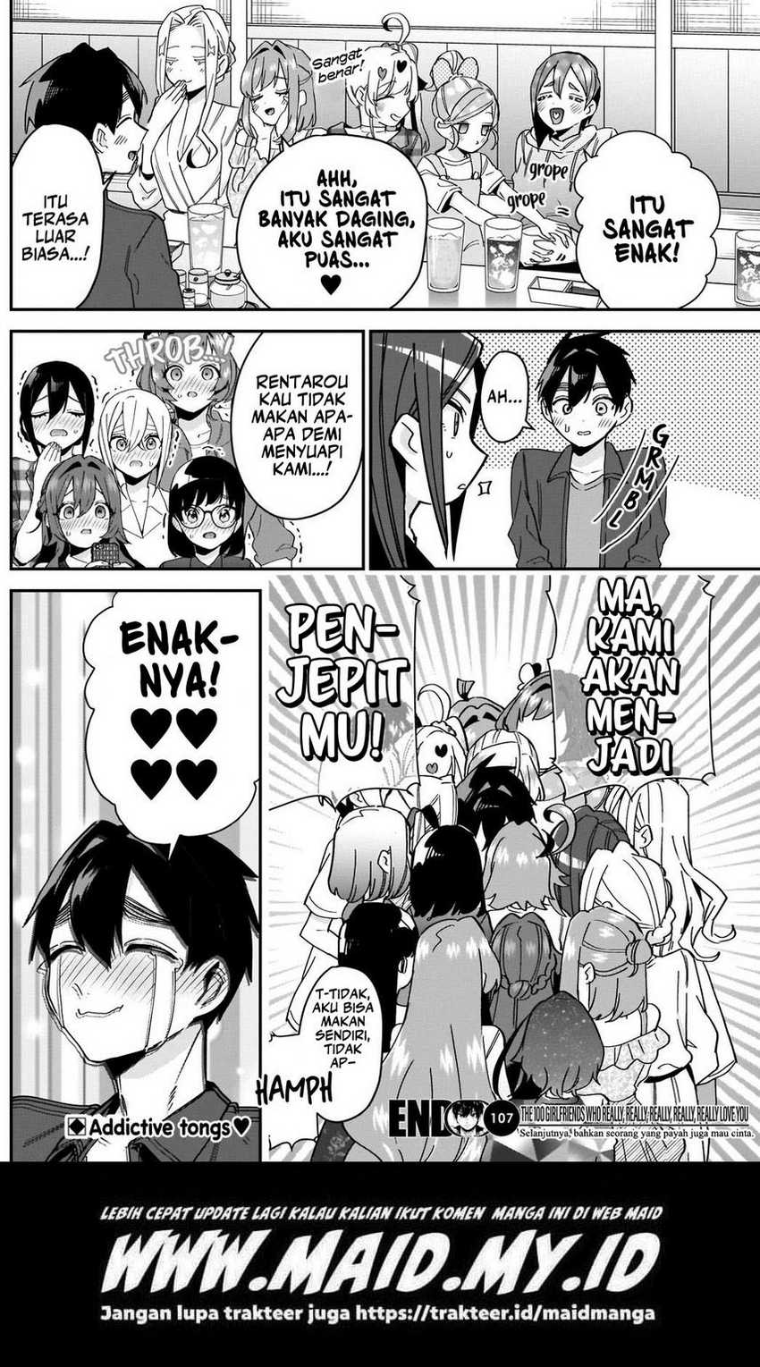 Kimi no Koto ga Dai Dai Dai Dai Daisuki na 100-ri no Kanojo chapter 107 halaman 20