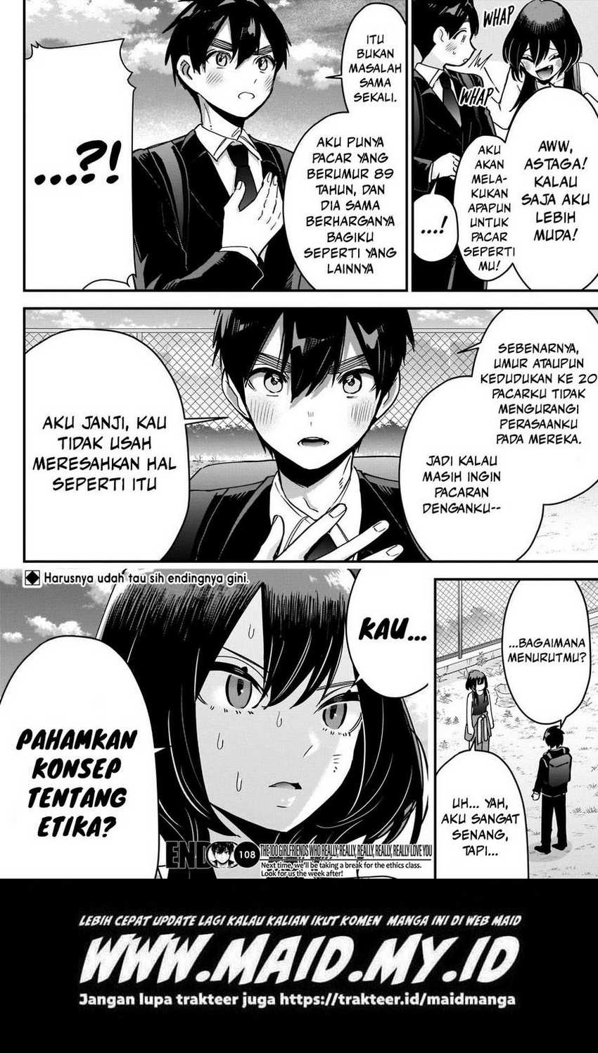Kimi no Koto ga Dai Dai Dai Dai Daisuki na 100-ri no Kanojo chapter 108 halaman 22
