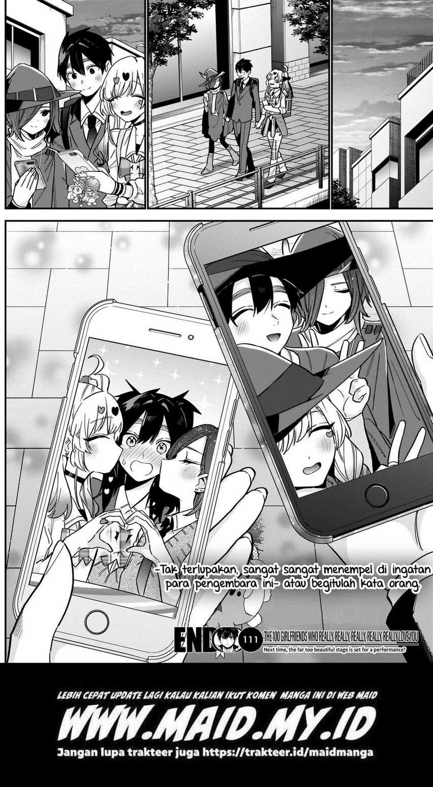 Kimi no Koto ga Dai Dai Dai Dai Daisuki na 100-ri no Kanojo chapter 111 halaman 22
