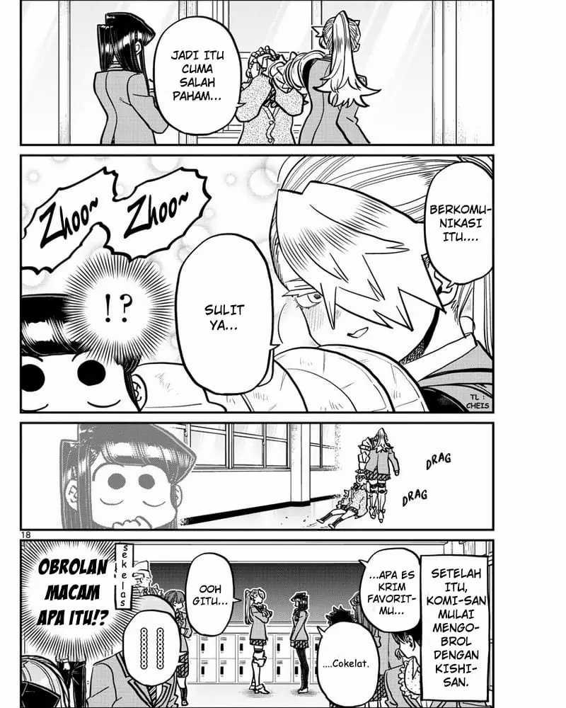 Komi-san wa Komyushou Desu chapter 343 halaman 19