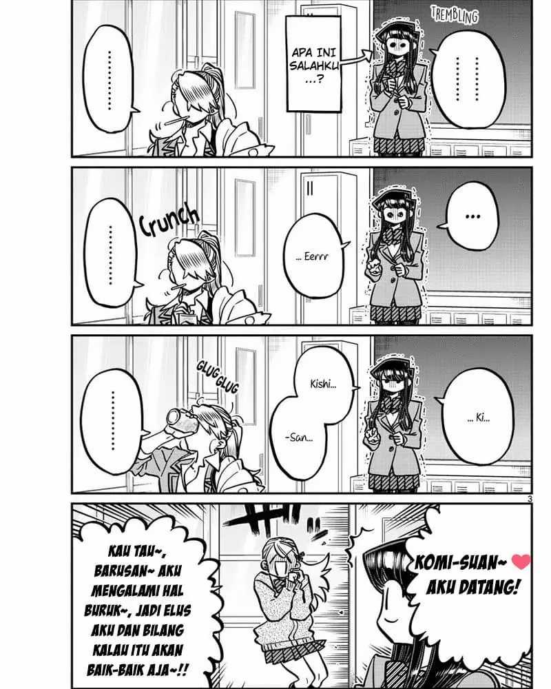 Komi-san wa Komyushou Desu chapter 343 halaman 4