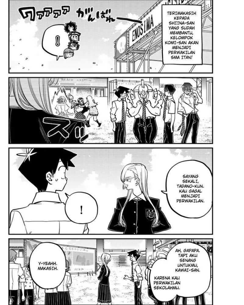 Komi-san wa Komyushou Desu chapter 386 halaman 10