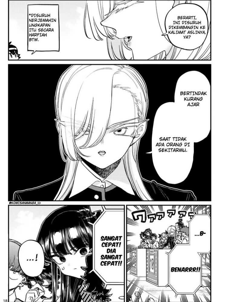 Komi-san wa Komyushou Desu chapter 386 halaman 18
