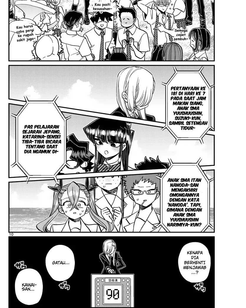 Komi-san wa Komyushou Desu chapter 388 halaman 10