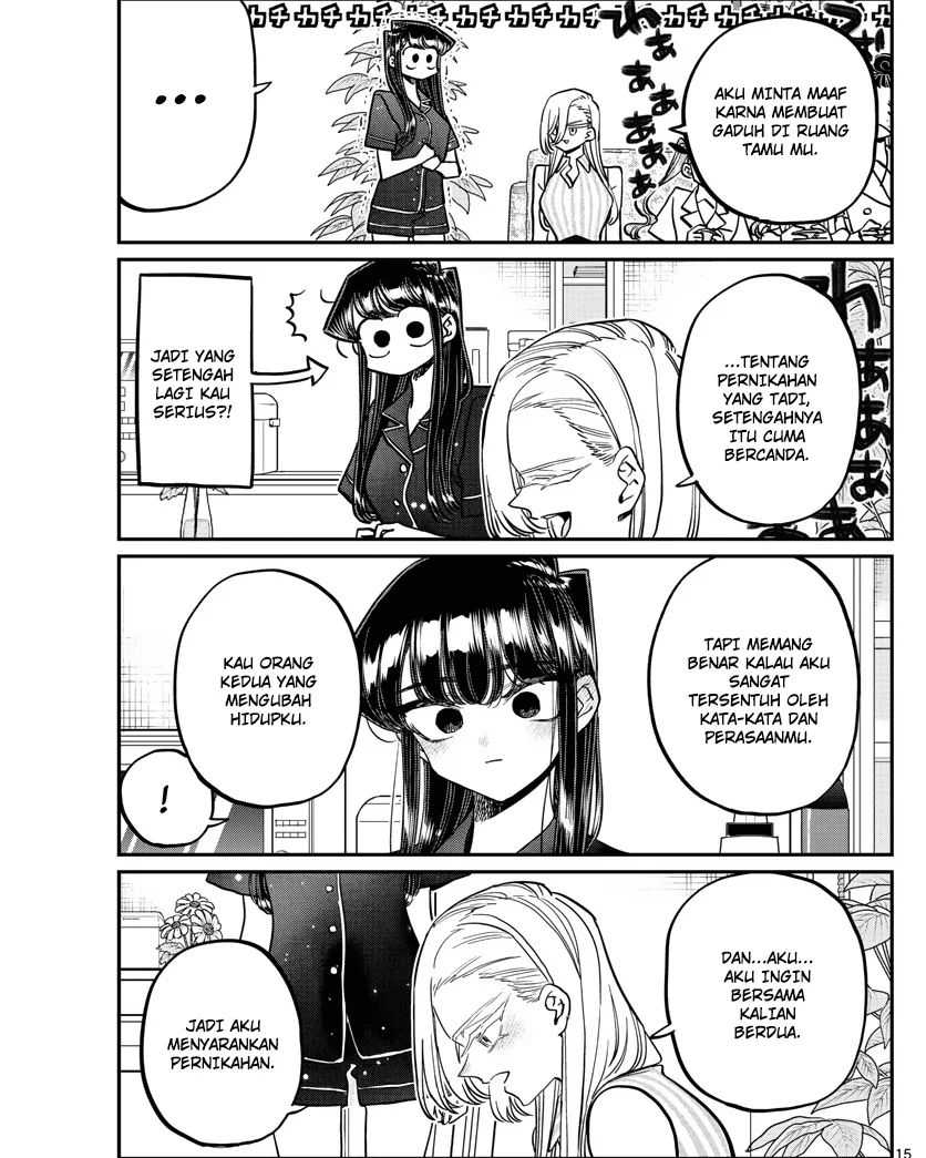 Komi-san wa Komyushou Desu chapter 392 halaman 15