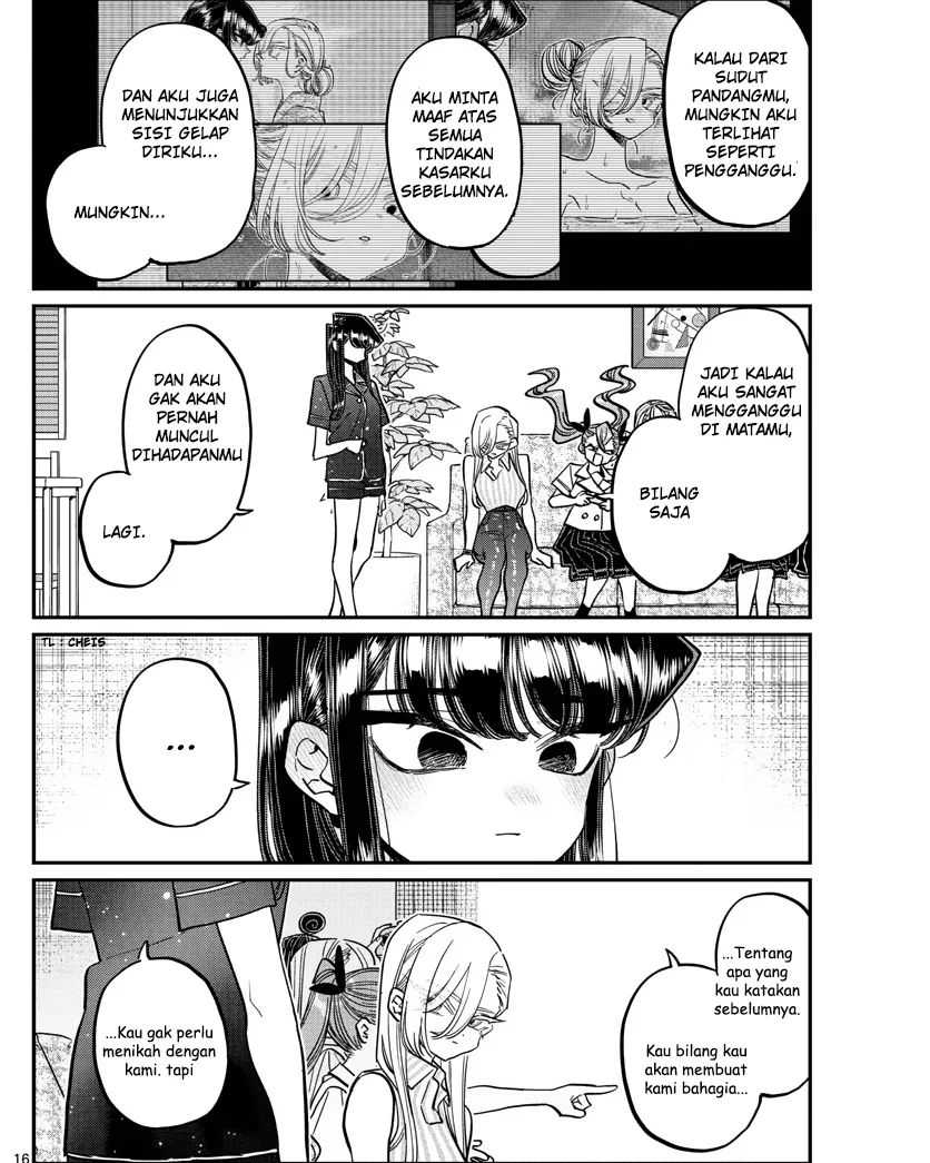 Komi-san wa Komyushou Desu chapter 392 halaman 16