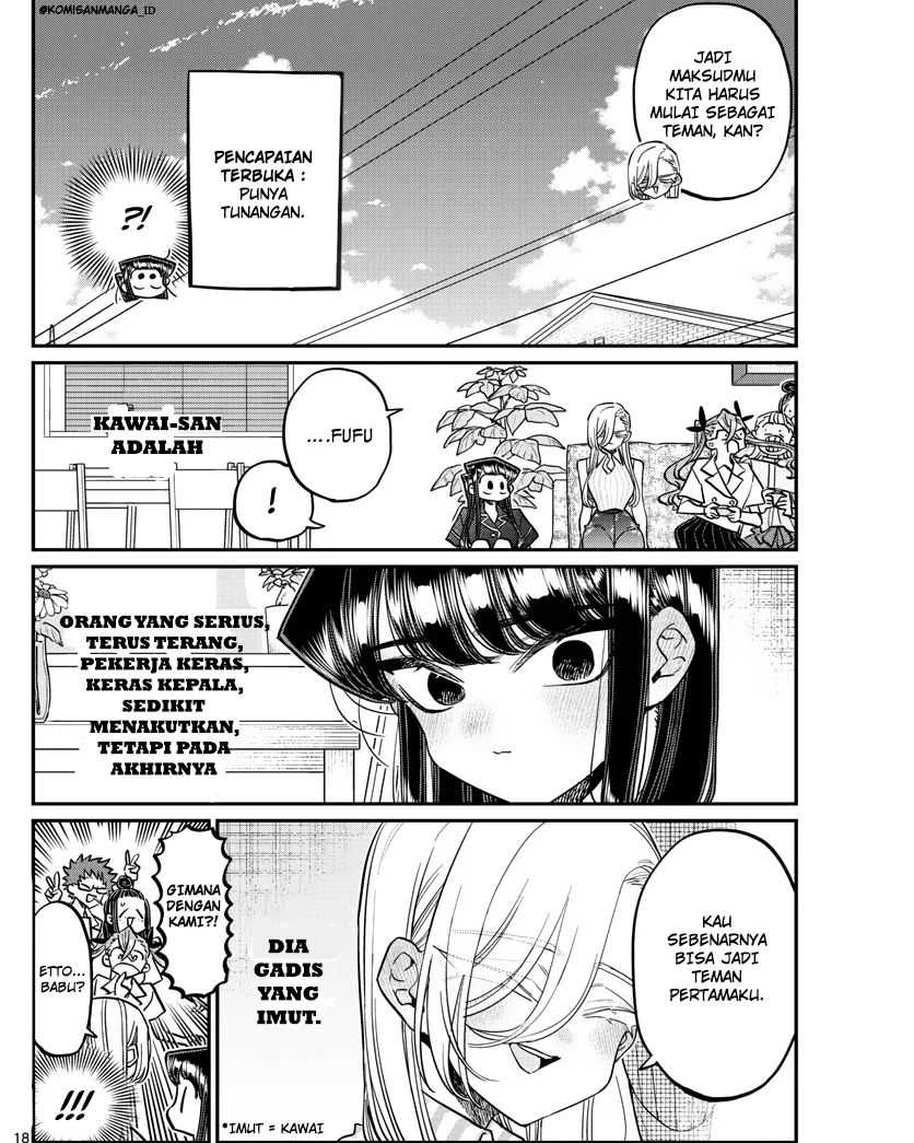 Komi-san wa Komyushou Desu chapter 392 halaman 18