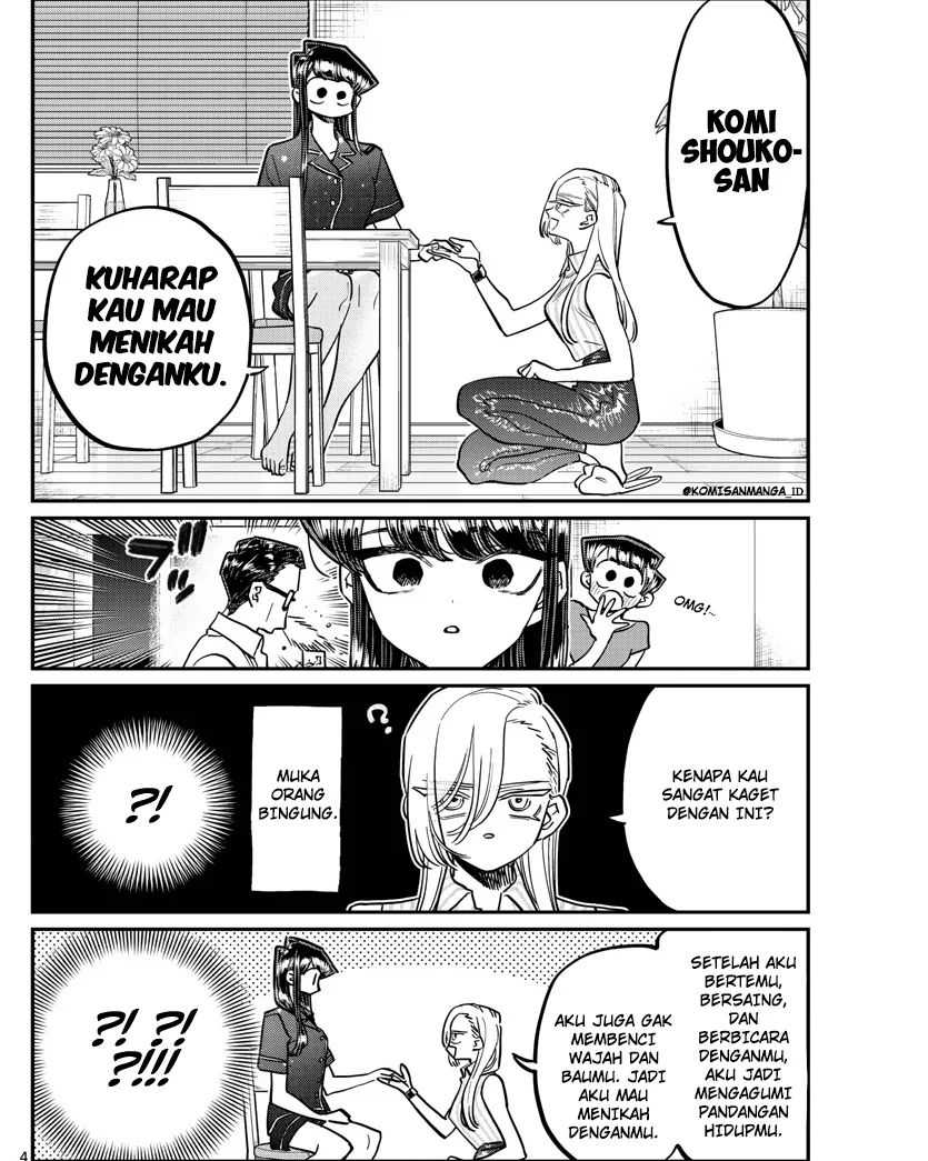 Komi-san wa Komyushou Desu chapter 392 halaman 4