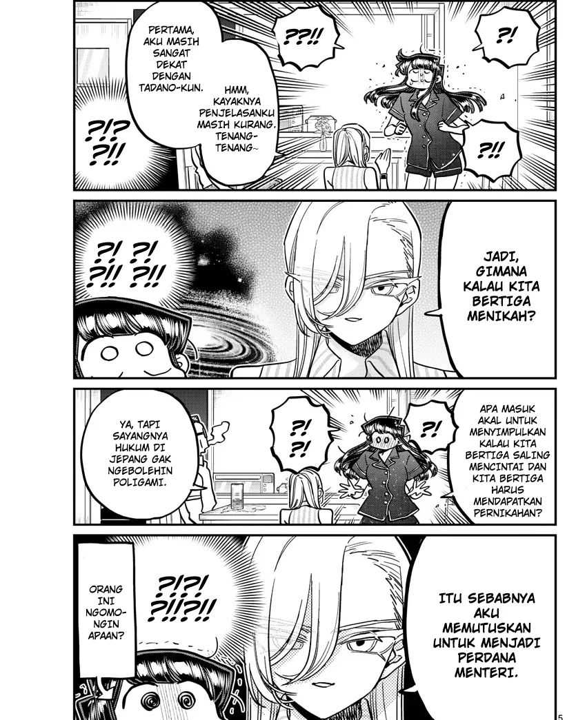 Komi-san wa Komyushou Desu chapter 392 halaman 5