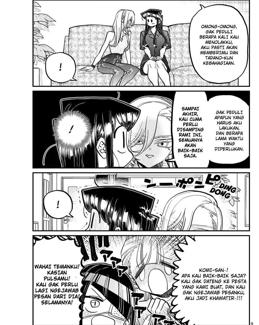Komi-san wa Komyushou Desu chapter 392 halaman 9