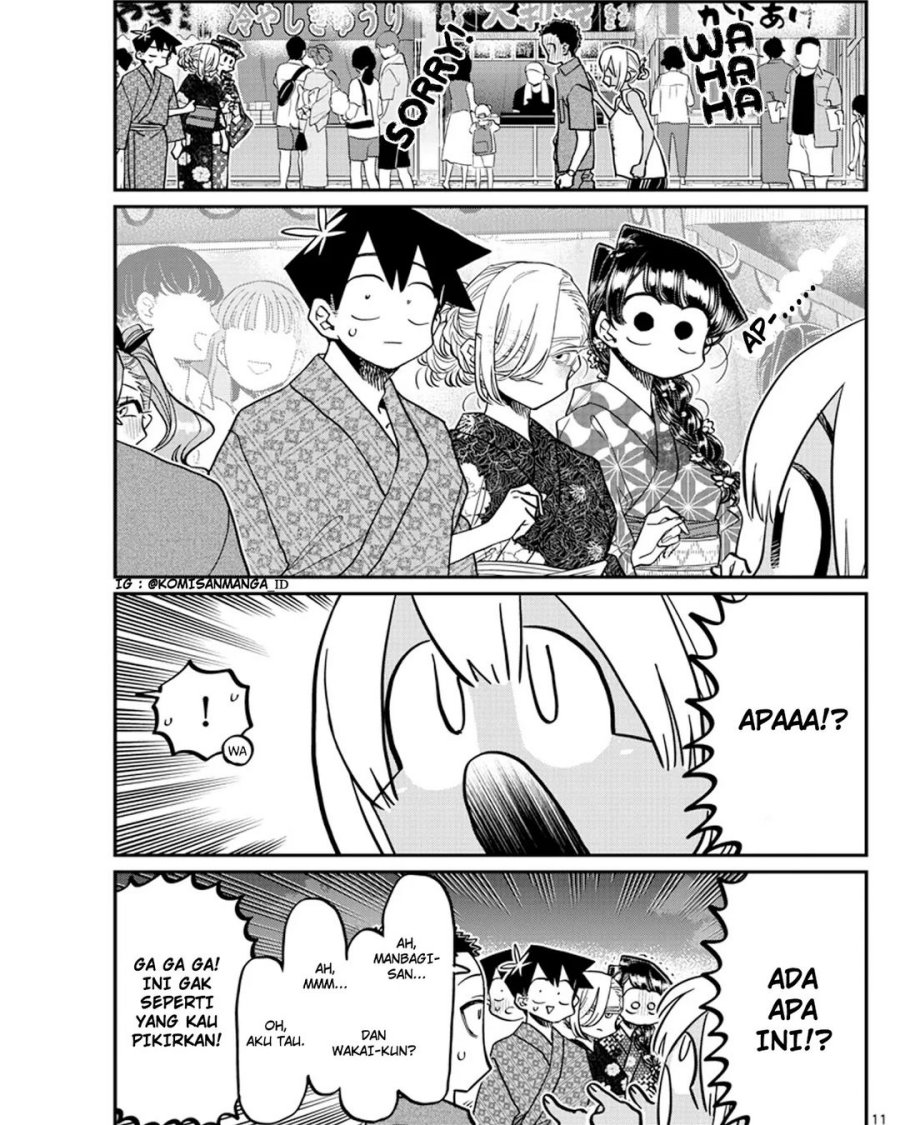 Komi-san wa Komyushou Desu chapter 398 halaman 11