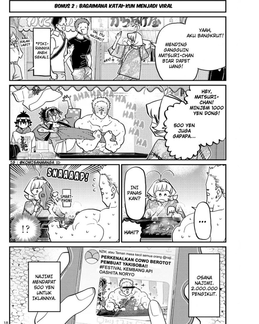 Komi-san wa Komyushou Desu chapter 398 halaman 18