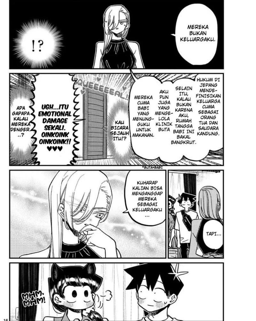 Komi-san wa Komyushou Desu chapter 400 halaman 16