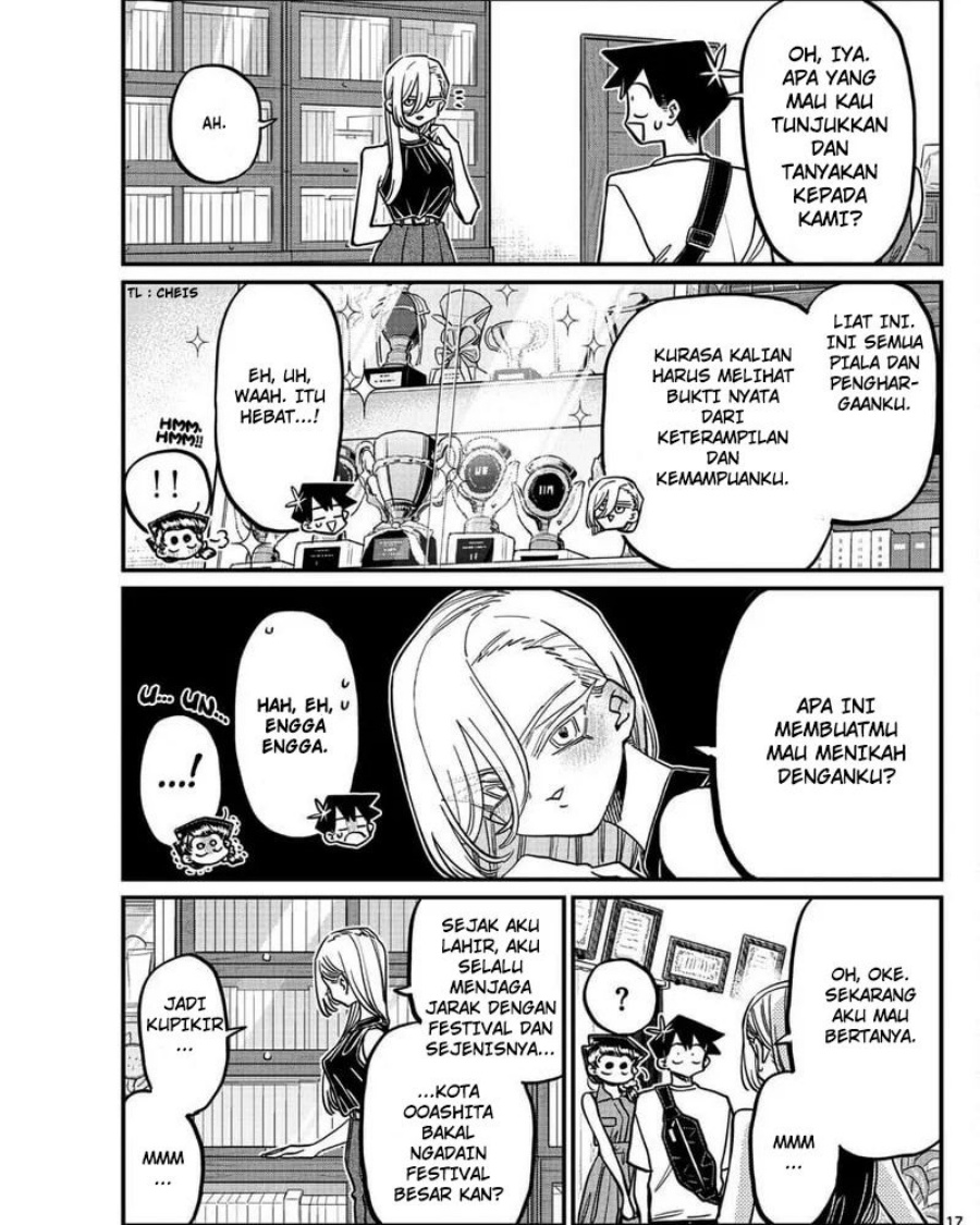 Komi-san wa Komyushou Desu chapter 400 halaman 17