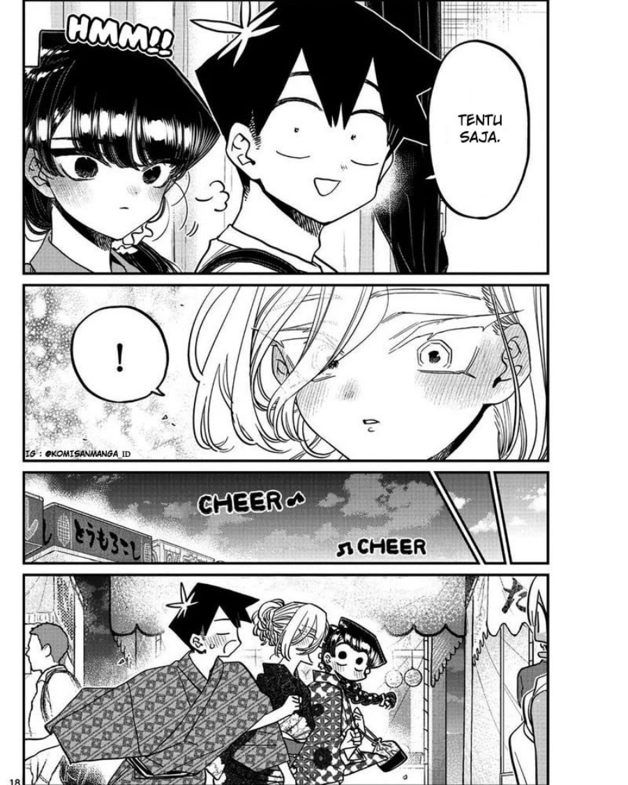 Komi-san wa Komyushou Desu chapter 400 halaman 18