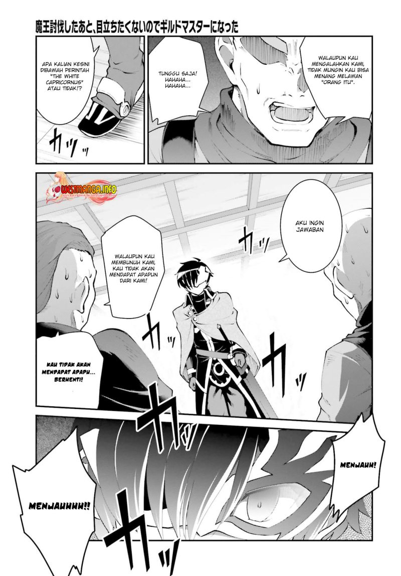 Maou Toubatsu Shita Ato, Medachitakunai node Guild Master ni Natta chapter 28 halaman 14