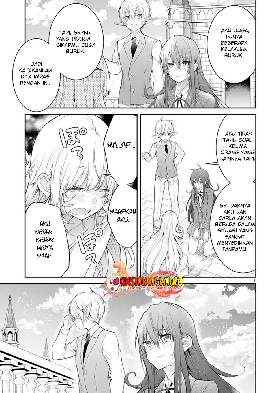 Otome Game Sekai wa Mob ni Kibishii Sekai Desu chapter 53 halaman 8