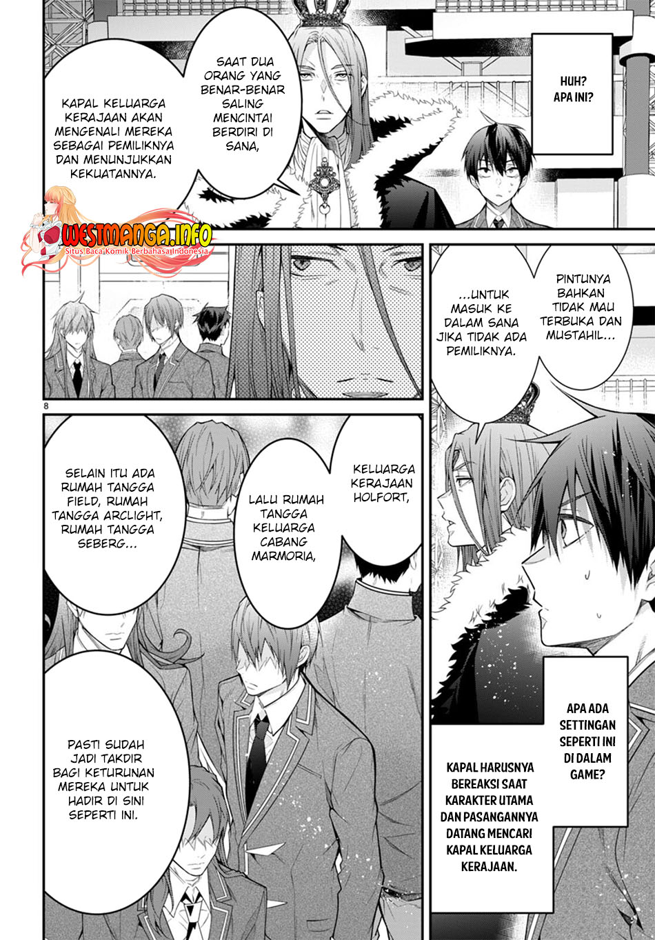 Otome Game Sekai wa Mob ni Kibishii Sekai Desu chapter 54 halaman 11