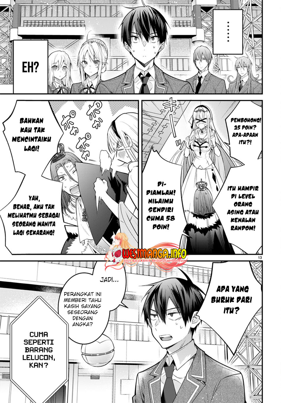 Otome Game Sekai wa Mob ni Kibishii Sekai Desu chapter 54 halaman 16