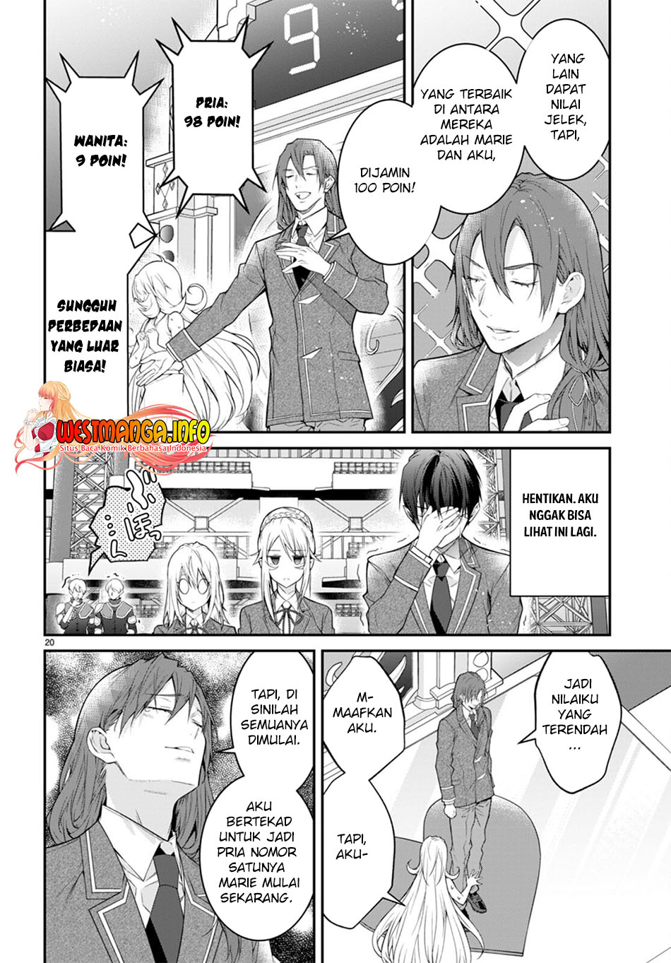 Otome Game Sekai wa Mob ni Kibishii Sekai Desu chapter 54 halaman 23