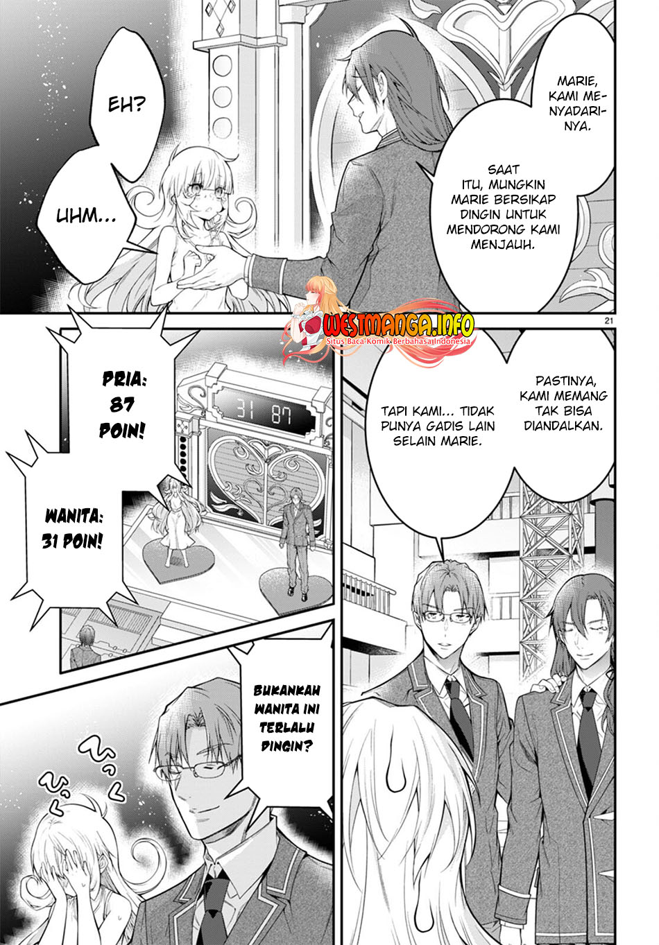 Otome Game Sekai wa Mob ni Kibishii Sekai Desu chapter 54 halaman 24