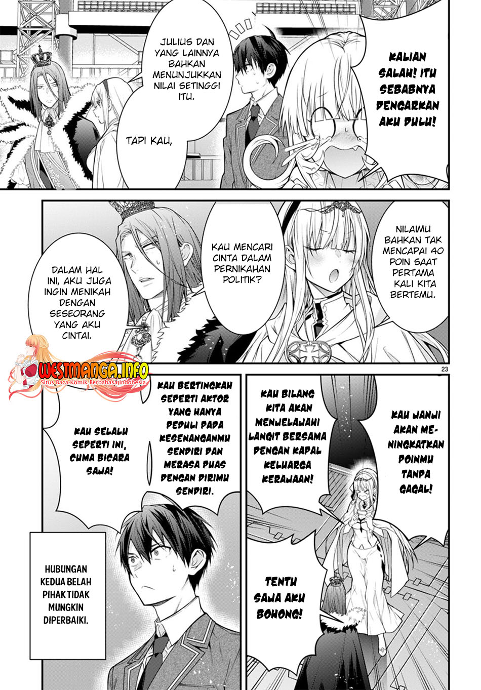 Otome Game Sekai wa Mob ni Kibishii Sekai Desu chapter 54 halaman 26