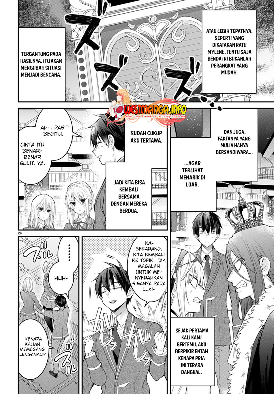 Otome Game Sekai wa Mob ni Kibishii Sekai Desu chapter 54 halaman 27