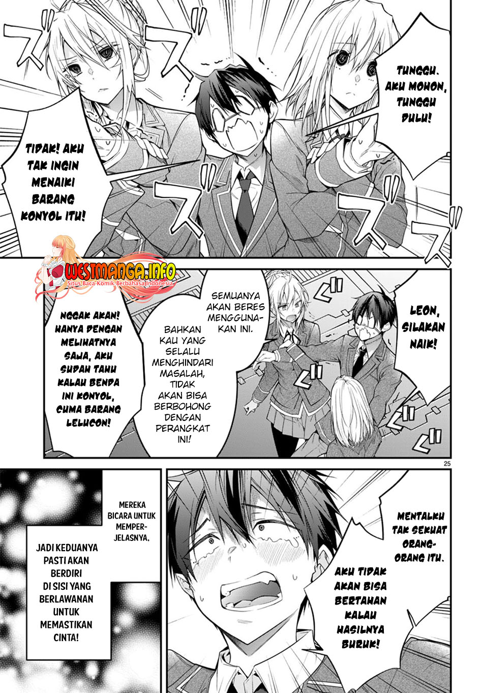 Otome Game Sekai wa Mob ni Kibishii Sekai Desu chapter 54 halaman 28