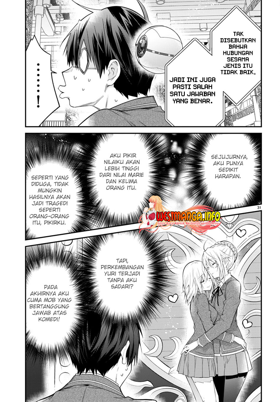 Otome Game Sekai wa Mob ni Kibishii Sekai Desu chapter 54 halaman 34