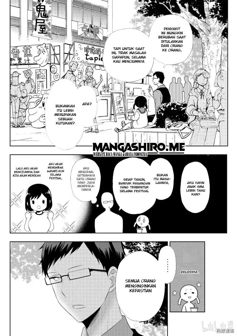 Watari-kun no xx ga Houkai Sunzen chapter 57 halaman 19