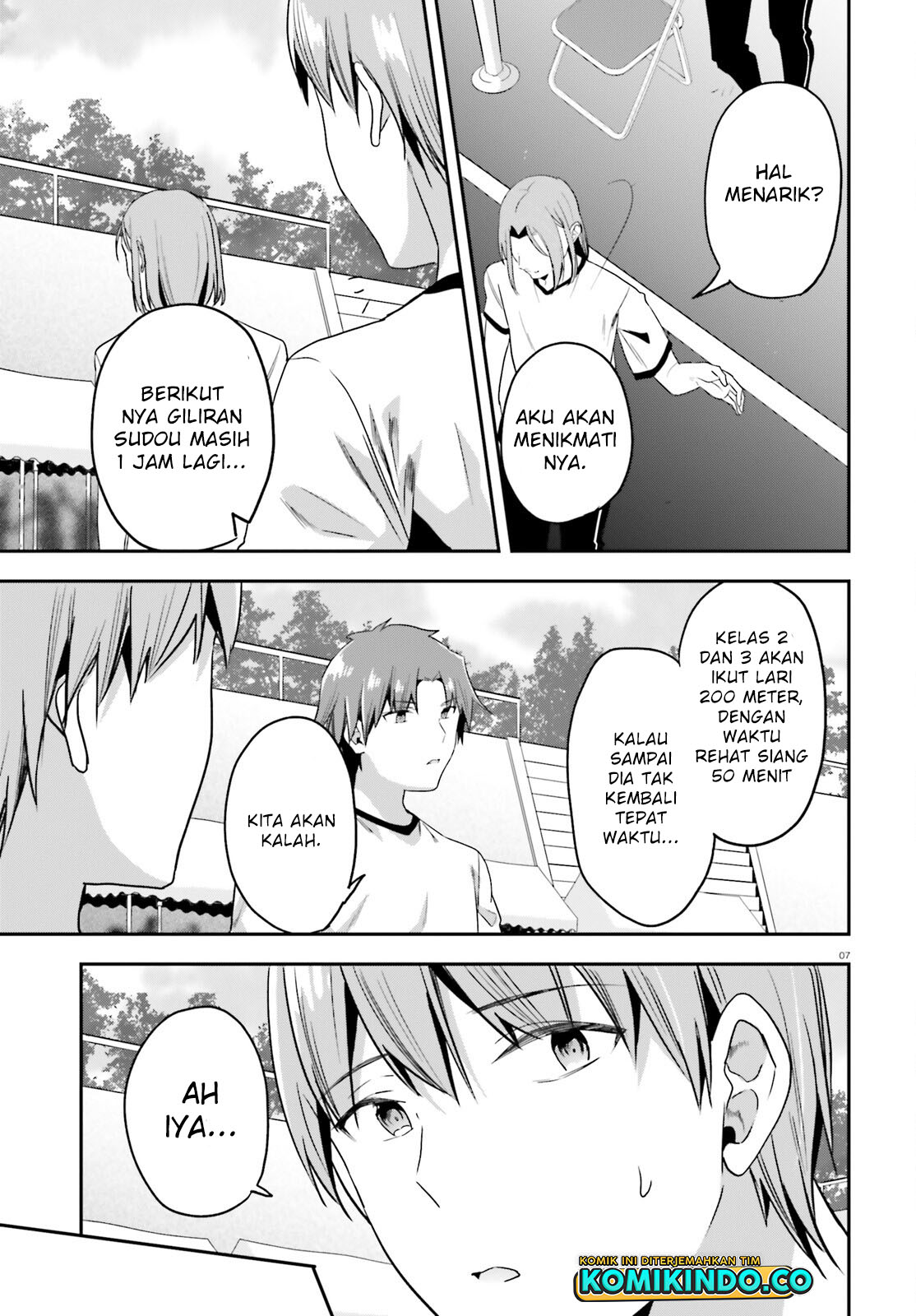 Youkoso Jitsuryoku Shijou Shugi no Kyoushitsu e chapter 71 halaman 8